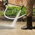 What equipment is used for pressure washing?