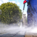 Are there any local regulations that must be followed when performing power or high-pressure washing jobs?