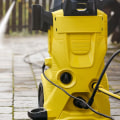 What should you not do with a pressure washer?